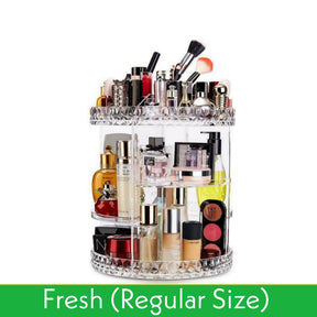 360° Rotating Makeup Organizer Stand - Cosmetic Holder Acrylic