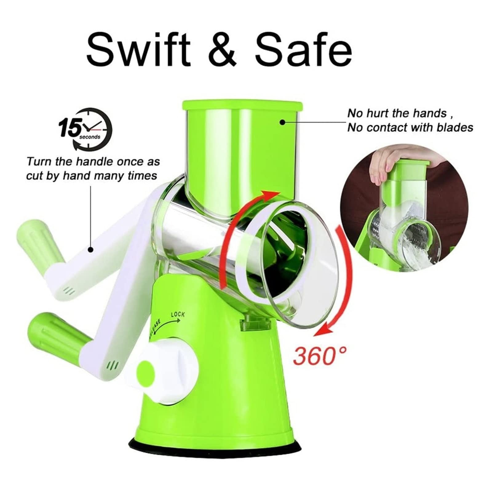 New 3 in 1 Vegetable Cutter, Multifunctional Vegetable slicer