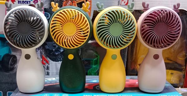 Mini Fan USB Rechargeable Mini Handheld Fan – Portable, 3-Speed Cooling Fan for Summer